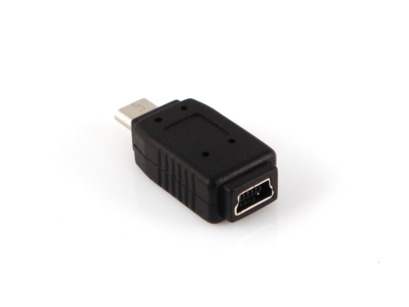 mini usb b type 母 转 micro usb b公 转接头
